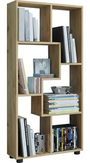 Produktbild: Holz Stand Regal Raumteiler B&uuml;cherregal Blina