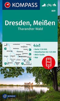 Bild vom Artikel KOMPASS Wanderkarte 809 Dresden, Meißen, Tharandter Wald 1:50.000 vom Autor 