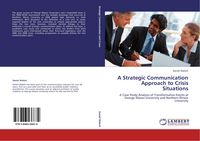 Produktbild: A Strategic Communication Approach to Crisis Situations