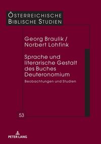 Produktbild: Sprache und literarische Gestalt des Buches Deuteronomium