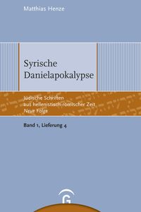 Produktbild: J&uuml;dische Schriften aus hellenistisch-r&ouml;mischer Zeit - Neue Folge... / Syrische Danielapokalypse