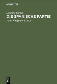 Produktbild: Die spanische Partie