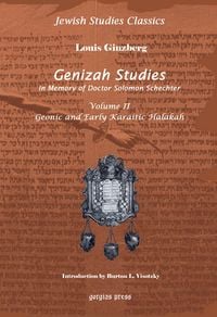 Produktbild: Genizah Studies in Memory of Doctor Solomon Schechter