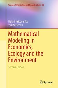 Produktbild: Mathematical Modeling in Economics, Ecology and the Environment