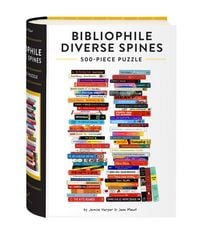 Produktbild: Bibliophile Diverse Spines 500-Piece Puzzle