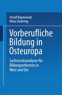 Produktbild: Vorberufliche Bildung in Osteuropa