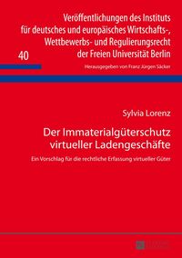 Produktbild: Der Immaterialg&uuml;terschutz virtueller Ladengesch&auml;fte