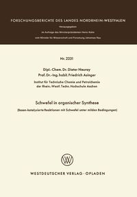 Produktbild: Schwefel in organischer Synthese