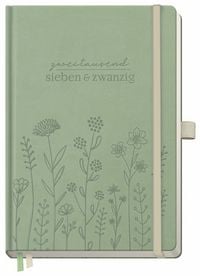 Produktbild: Wochen-Notiz-Timer Classic 26/27 A5 17 Monate [Fine Flowers Salbei]