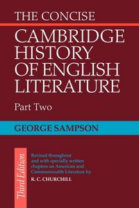 Produktbild: Concise Cambridge History of English Literature