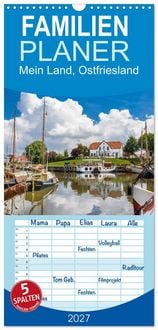 Produktbild: Familienplaner 2027 - Mein Land, Ostfriesland mit 5 Spalten (Wandkalender, 21 x 45 cm) CALVENDO