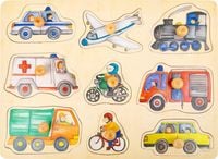 Produktbild: Setzpuzzle Fahrzeuge der Stadt