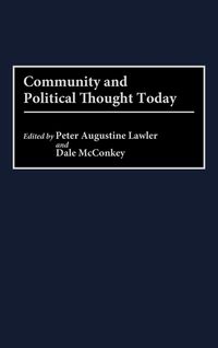 Produktbild: Community and Political Thought Today