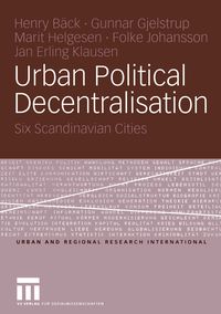 Produktbild: Urban Political Decentralisation