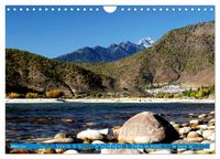 Bhutan - Frieden und Glück im Himalaya (Wandkalender 2024 DIN A4 quer), CALVENDO Monatskalender