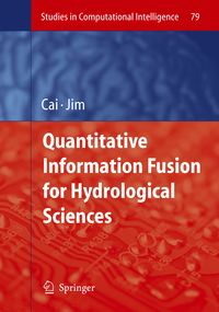 Produktbild: Quantitative Information Fusion for Hydrological Sciences