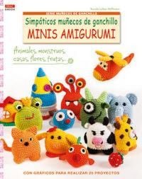 Produktbild: Simp&aacute;ticos mu&ntilde;ecos de ganchillo Minis Amigurumi : con gr&aacute;ficos para realizar 25 proyectos