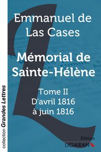 Produktbild: M&eacute;morial de Sainte-H&eacute;l&egrave;ne - Tome 2 (grands caract&egrave;res)