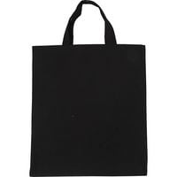 Produktbild: Creativ Company Taschen, Tragetaschen und Portemonnaies Tragetasche, schwarz, 38x42 cm, 145 g, 1 St&uuml;ck
