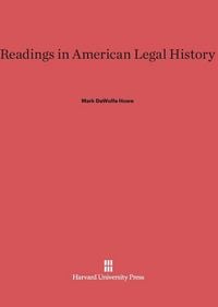 Produktbild: Readings in American Legal History