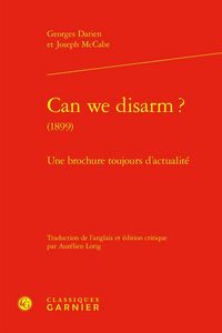 Produktbild: Can We Disarm ? (1899) : Une Brochure Toujours D'Actualite