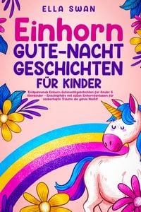 Produktbild: Einhorn-Gute-Nacht-Geschichten f&uuml;r Kinder