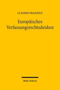 Produktbild: Europ&auml;isches Verfassungsrechtsdenken