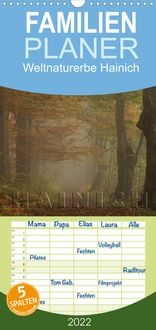 Produktbild: Familienplaner Weltnaturerbe Hainich (Wandkalender 2022 , 21 cm x 45 cm, hoch)