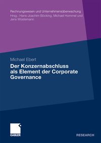 Produktbild: Der Konzernabschluss als Element der Corporate Governance