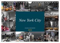 Produktbild: New York City - Color Glam Edition (Wandkalender 2026 DIN A4 quer), CALVENDO Monatskalender