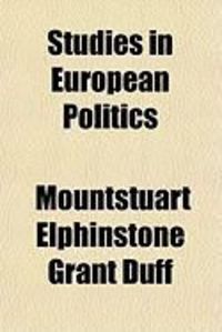 Produktbild: Studies in European Politics