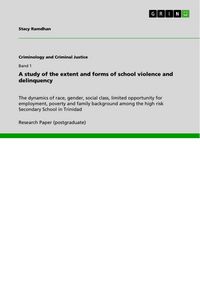 Produktbild: A study of the extent and forms of school violence and delinquency