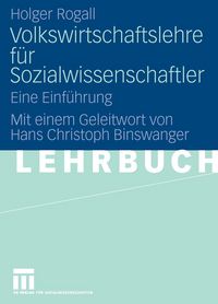 Produktbild: Volkswirtschaftslehre f&uuml;r Sozialwissenschaftler