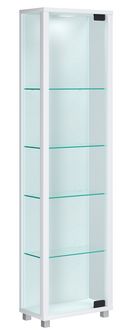 Produktbild: Holz Glas Stand Vitrine Sammelvitrine Edana Mini