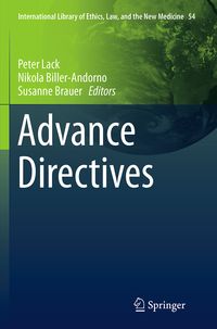 Produktbild: Advance Directives