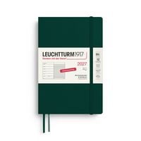 Produktbild: Wochenkalender & Notizbuch Paperback (B6+) 2027, Softcover, Forest Green, Deutsch