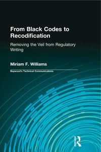 Produktbild: From Black Codes to Recodification