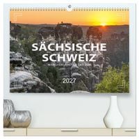 Produktbild: S&Auml;CHSISCHE SCHWEIZ - M&auml;rchenland an der Elbe (hochwertiger Premium Wandkalender 2027 DIN A2 quer), Kunstdruck in Hochglanz