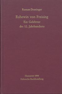 Produktbild: Rahewin von Freising. Ein Gelehrter des 12. Jahrhunderts