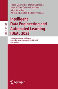 Produktbild: Intelligent Data Engineering and Automated Learning - IDEAL 2023