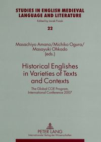Produktbild: Historical Englishes in Varieties of Texts and Contexts