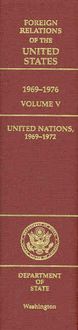 Produktbild: Foreign Relations of the United States, 1969-1976, Volume V
