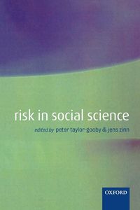 Produktbild: Risk in Social Science