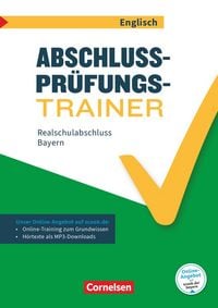 Produktbild: Abschlussprüfungstrainer Englisch 10. Jahrgangsstufe - Realschulabschluss - Bayern
