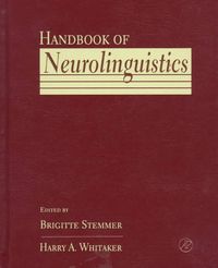 Produktbild: Handbook of Neurolinguistics