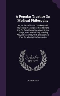 Produktbild: A Popular Treatise On Medical Philosophy