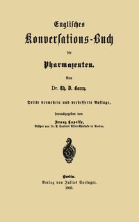 Produktbild: Englisches Konversations-Buch f&uuml;r Pharmazeuten