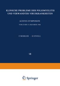 Produktbild: Klinische Probleme der Poliomyelitis und verwandter Viruskrankheiten