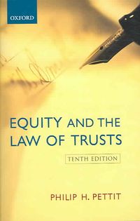 Produktbild: Equity and the Law of Trusts