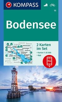 KOMPASS Wanderkarten-Set 11 Bodensee (2 Karten) 1:35.000 Kompass-Karten GmbH